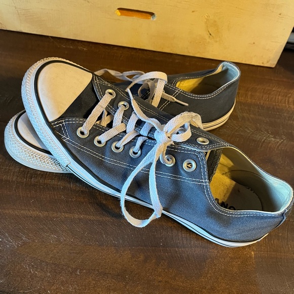 Converse Chuck Taylor All Star Unisex OX Navy Textile Low Top Sneakers 9 M/11 W
